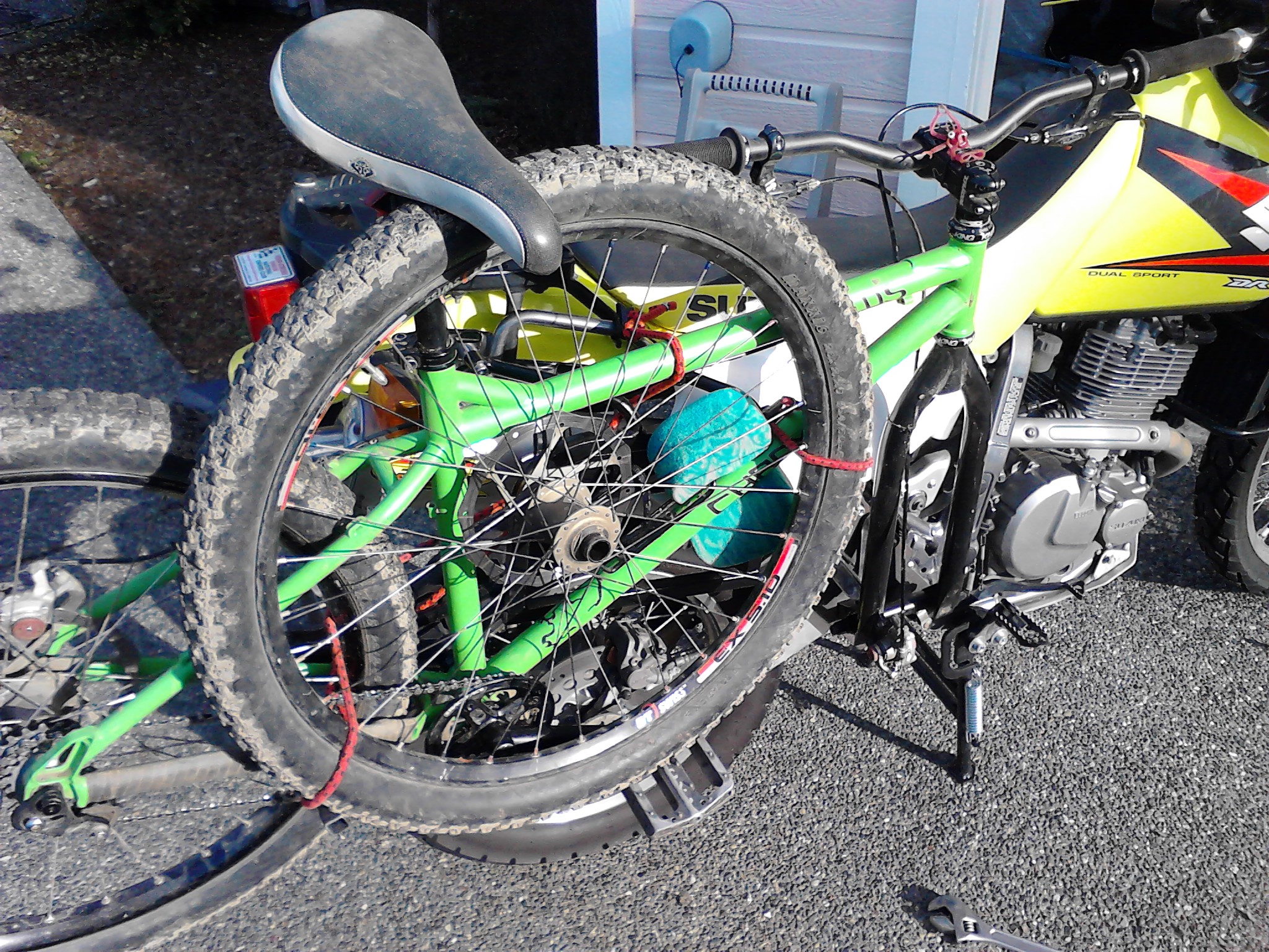 Full bike mounted